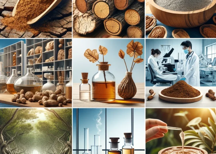 variety of uses of Amur cork bark in traditional and modern settings.